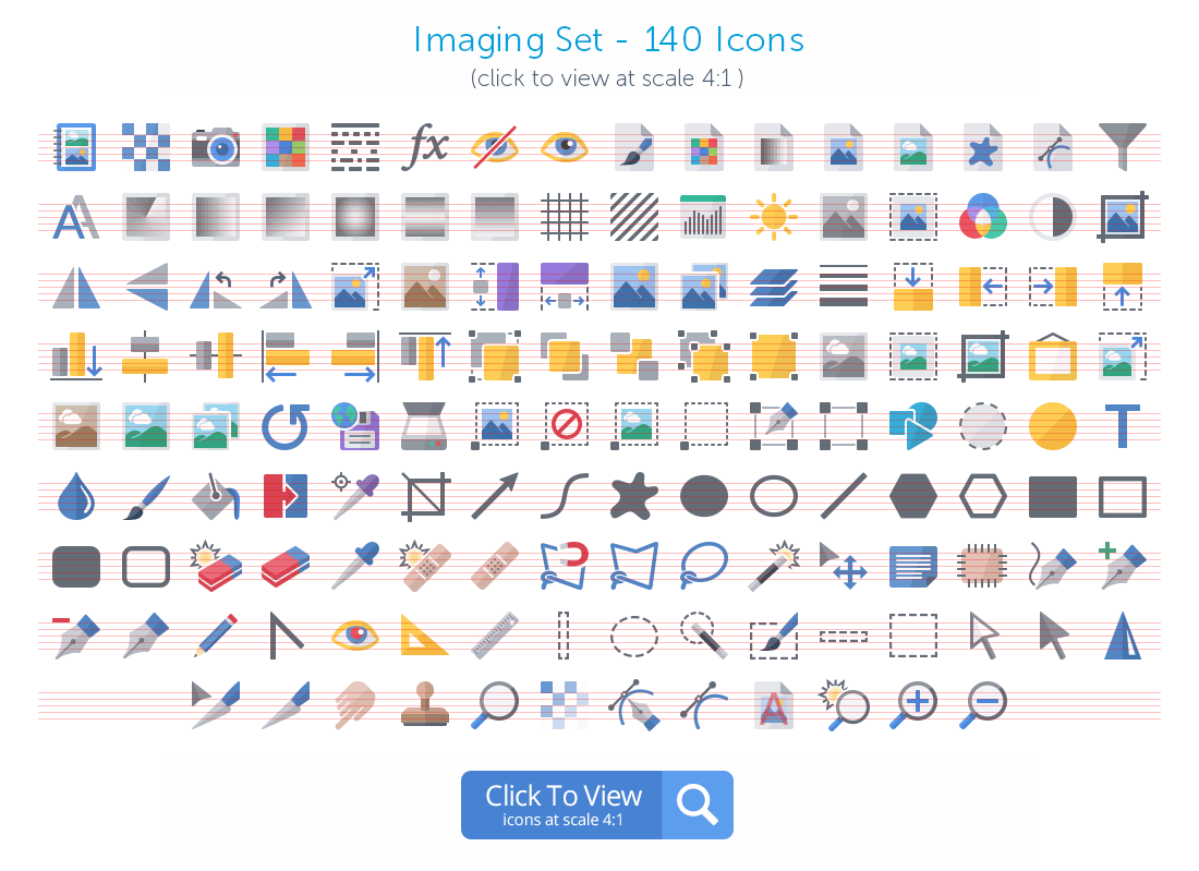 Imaging icons preview