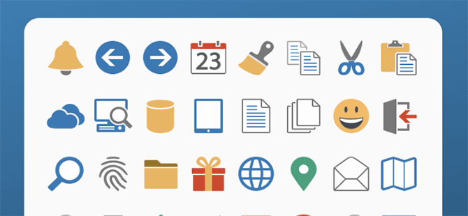 Flat Pro icons preview