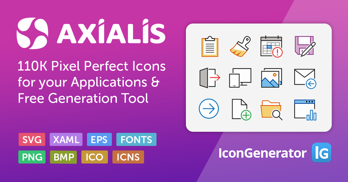 Office Pro icons family preview