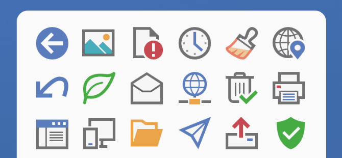 Universal Pro icons preview